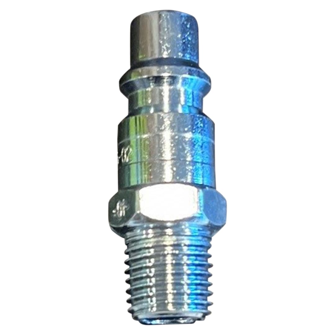 3/8 Male Industrial Coupler Plug X 1/4 Npt