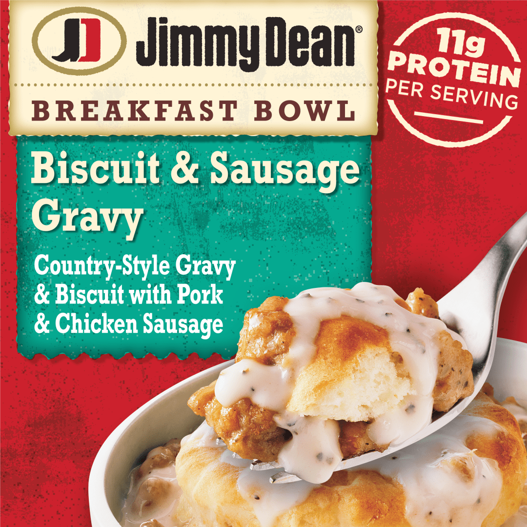 Jimmy Dean Breakfast Bowl, Biscuit & Sausage Gravy, Frozen, 9 oz Bowl