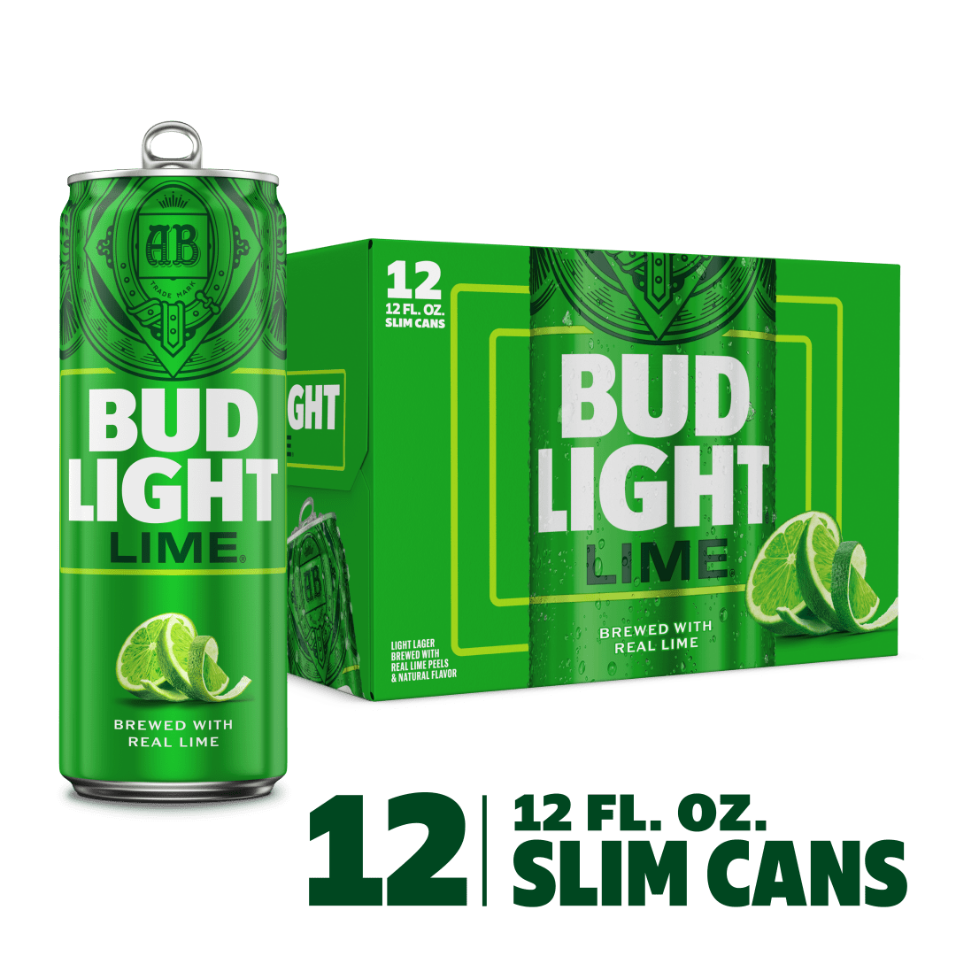 Bud Light Premium Light Lager Lime Beer 12 - 12 fl oz Cans