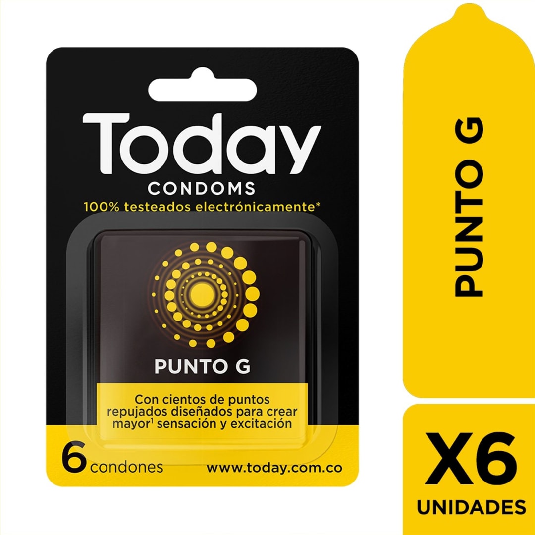 Today Condoms Punto G x6 und