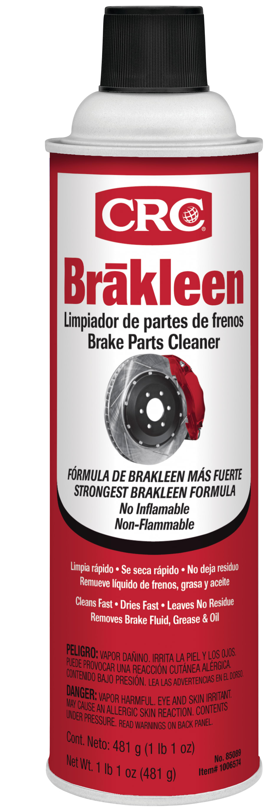 CRC Brakleen Brake Parts Cleaner Non-Flam (S/E) 1X538G