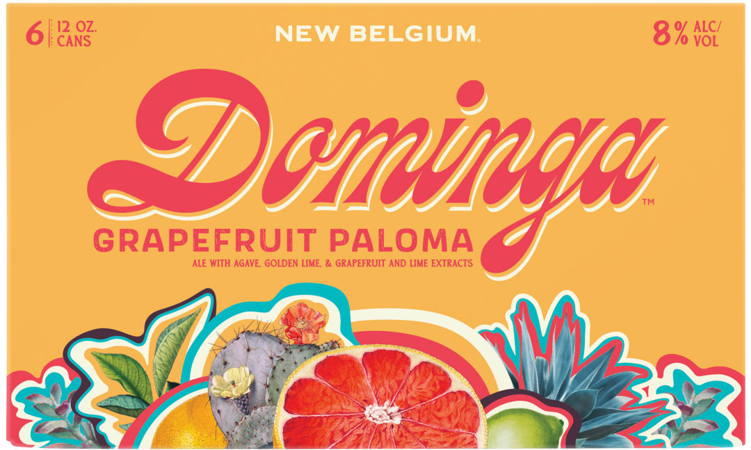Dominga Grapefruit Paloma Beer, 6 Pack, 12 fl oz Cans