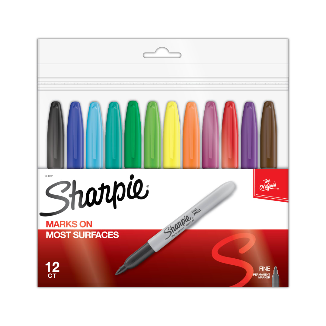 SHARPIE FINE 12 CLR SET