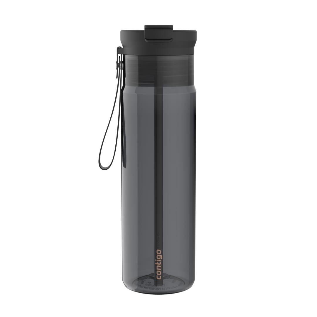 Contigo DualSip® 828 ml Botella de Agua de Plástico Tritan™ a Prueba de Fugas con Correa y Tapa de Doble Uso