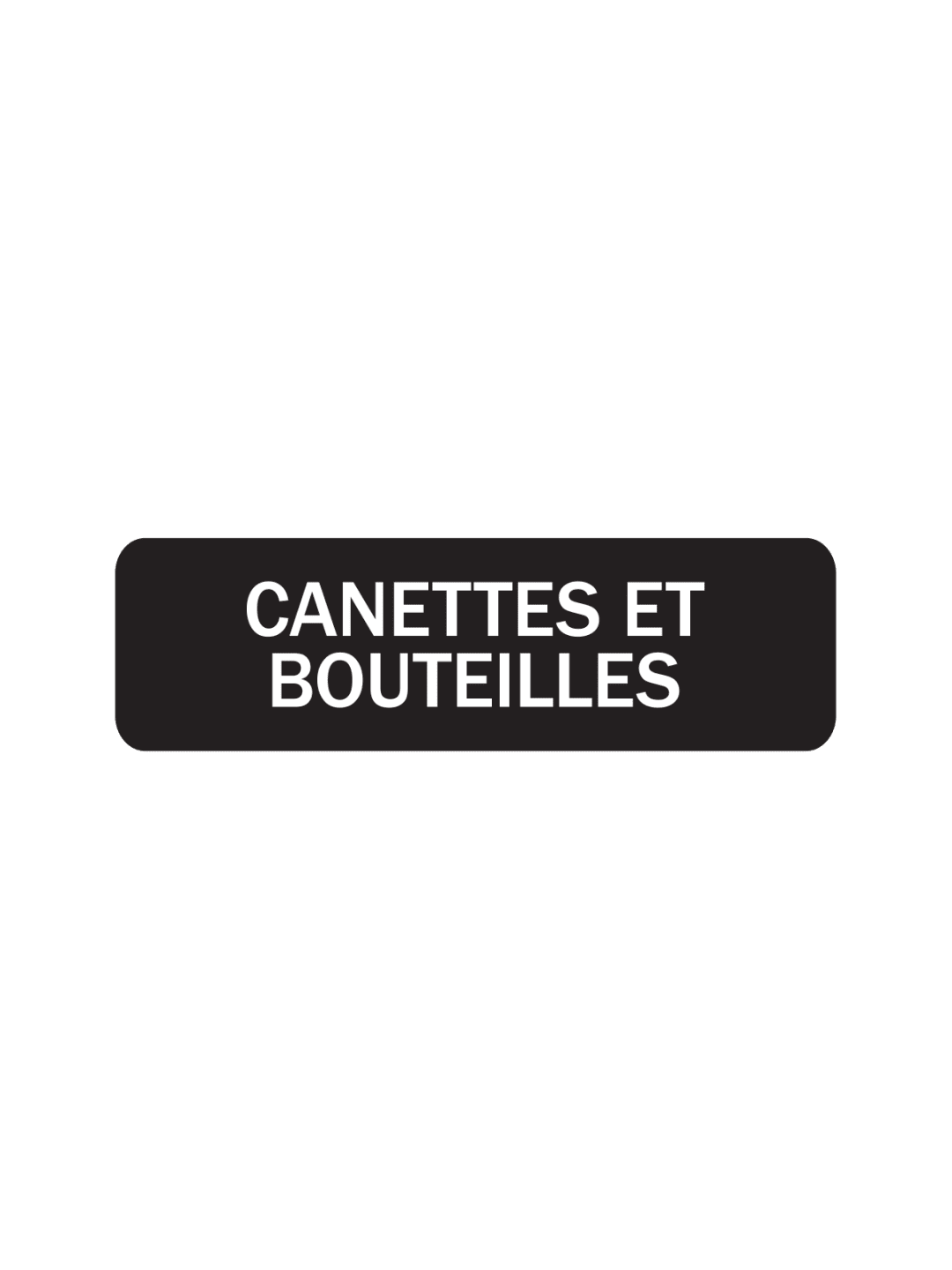 ARISTATA - Label - Canettes et Bouteilles - Black-White