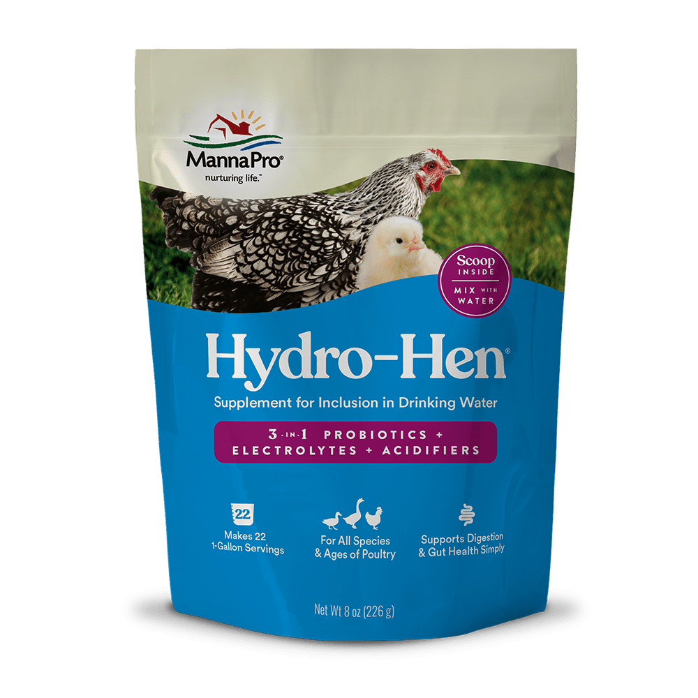 Manna Pro Hydro-Hen 3-in-1 Water Supplement, 8oz