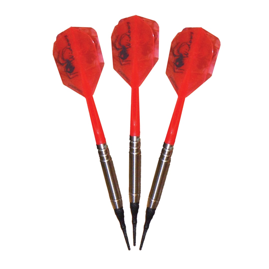 Laserdarts Silver Widows 90% Tungsten Soft Tip Darts Smooth 16 Grams