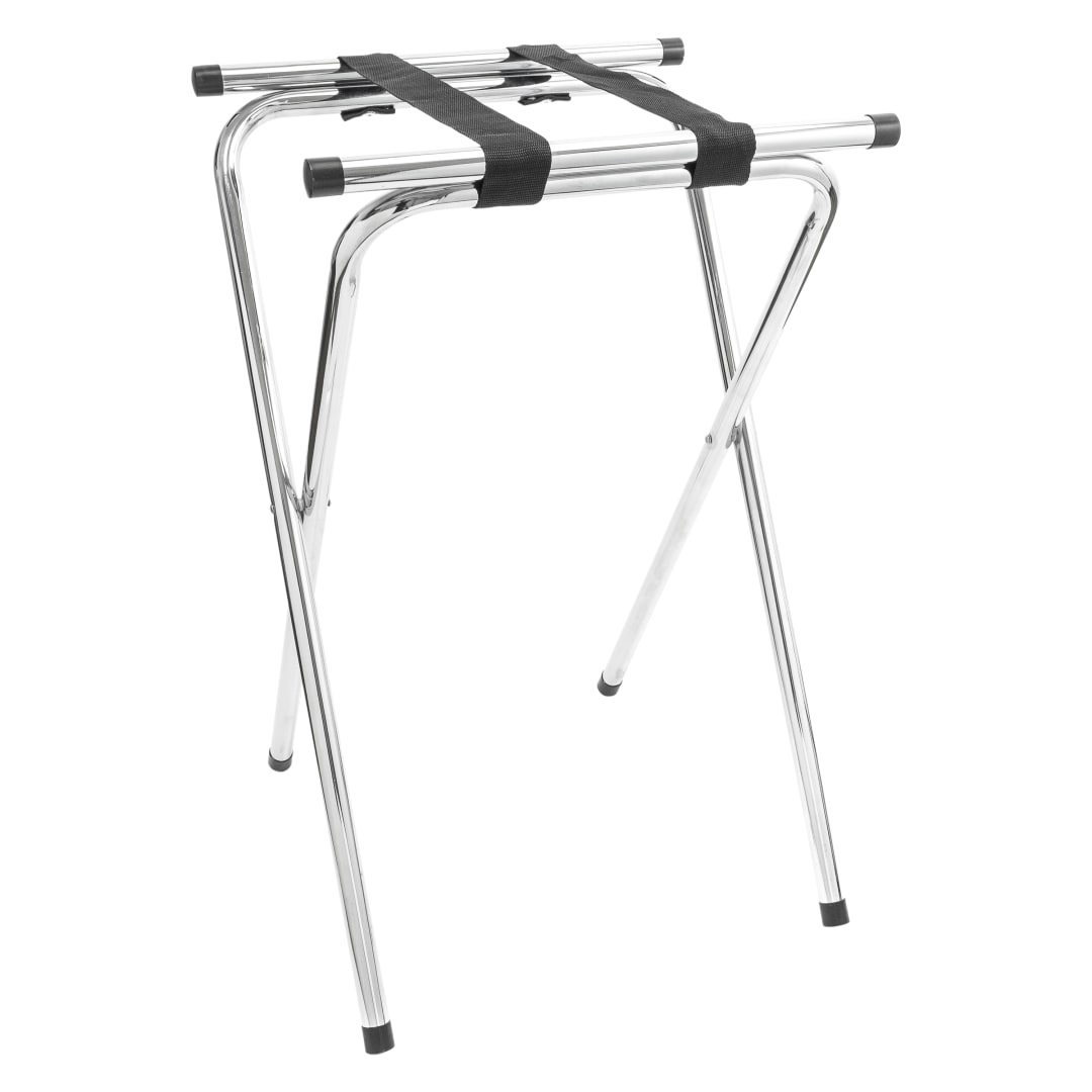 TST-2B - TRAY STAND 2 BARS CHROME FOLD