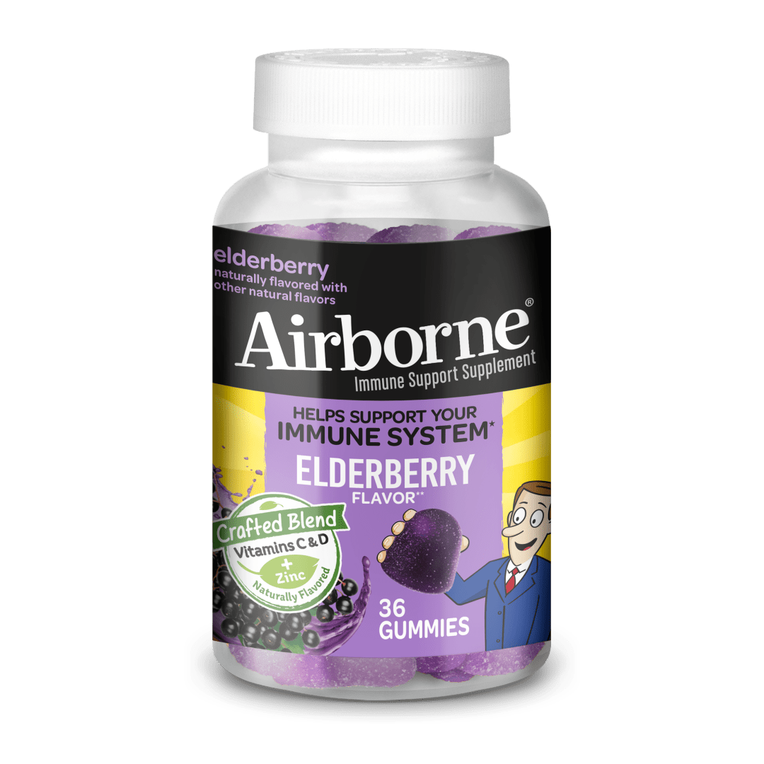 AIRBORNE® Gummies - Elderberry 24/36 ct.