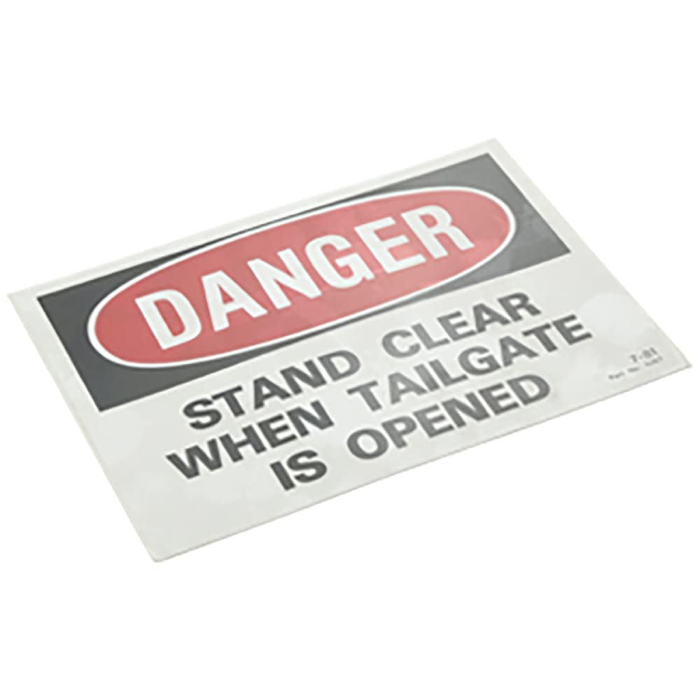 Galbreath™ Decal, "Danger-Stand Clear When"