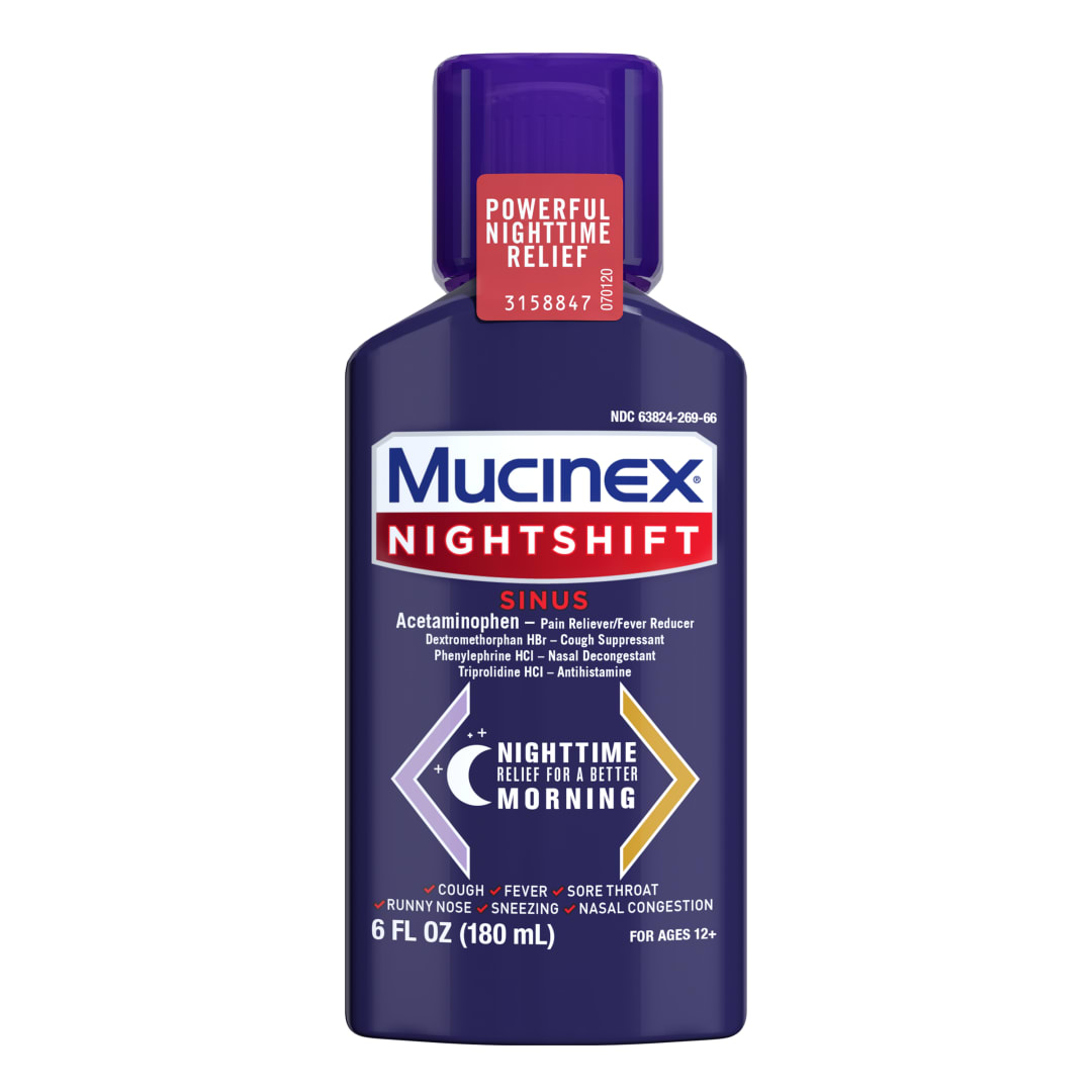 MUCINEX® Nightshift® Sinus 6/6 oz.