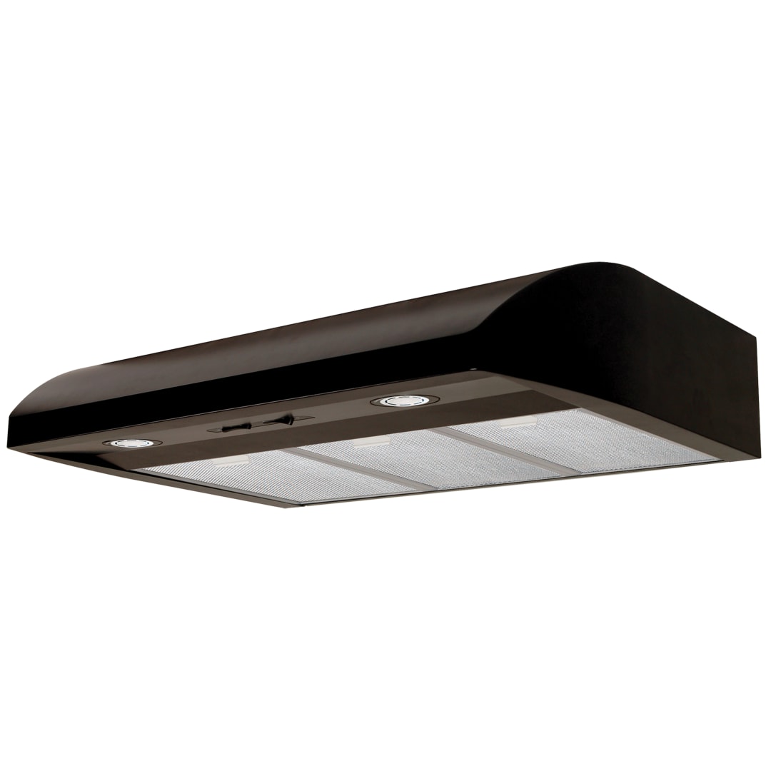 Air King Essence 36" Convertible Under Cabinet Range Hood with Light in Black