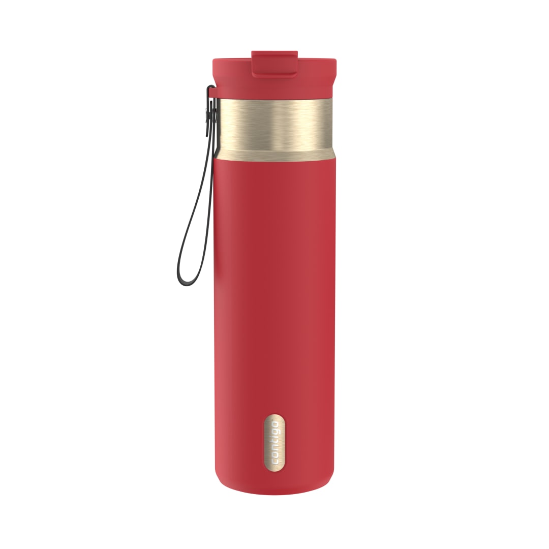 Contigo DualSip® 710 ml Botella Térmica Compacta de Acero Inoxidable a Prueba de Fugas con Tapa de Doble Uso