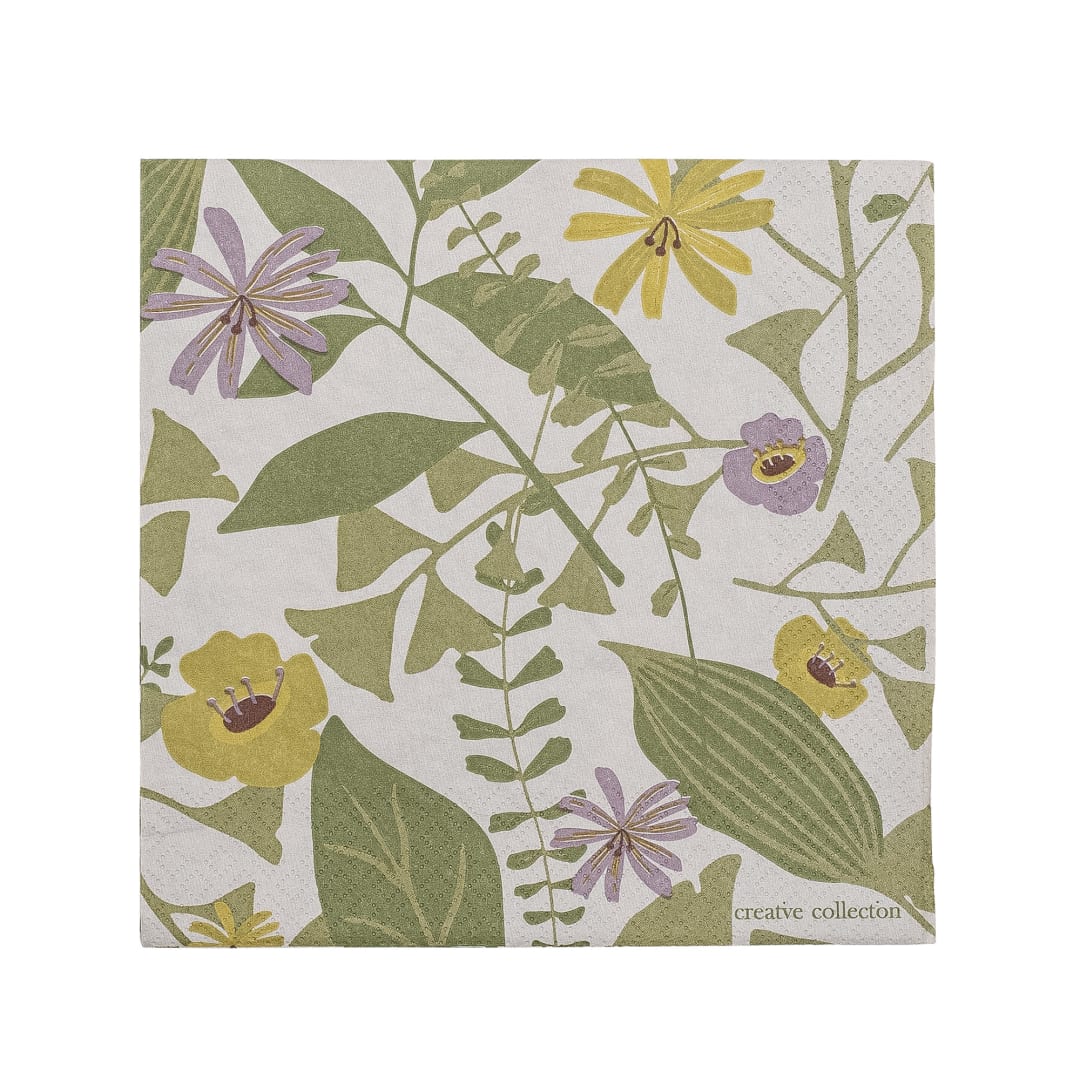 82062251 - Camelie Napkin, Green, FSC®Mix, Paper STOCK: 300