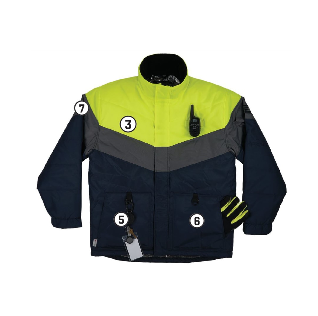 N-Ferno 6464 Insulated Freezer Jacket with ampliFIRE Heat Reflective Lining