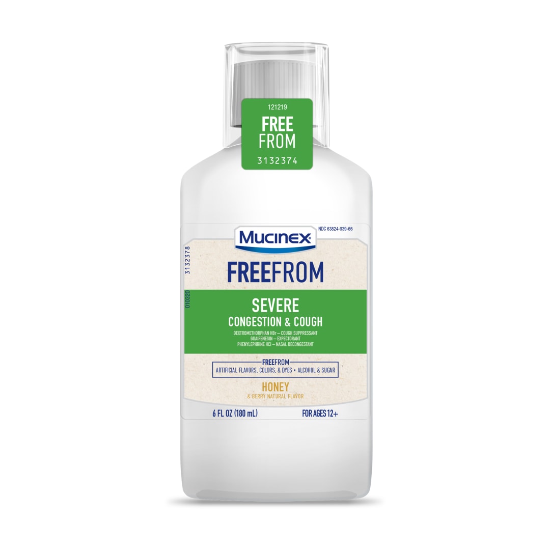 MUCINEX® Free From Severe Congestion and Cough 6/6 oz.