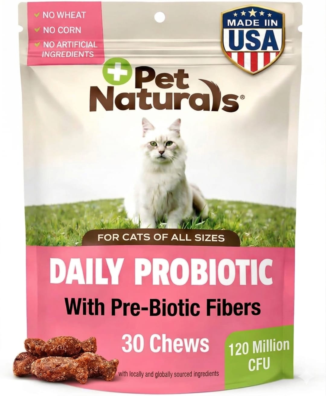 PN Daily Probiotic Chews, Cats, Duck, 30ct