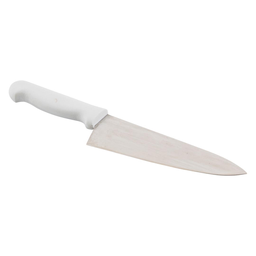 CUT-8CKWH - KNIFE WIDE COOKS 8" WH HDL