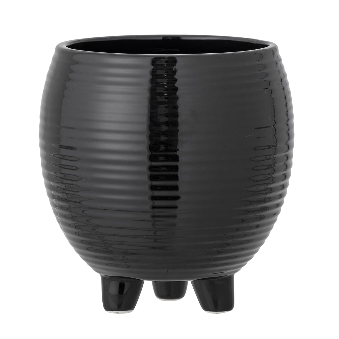 82056917 - Arnel Flowerpot, Black, Ceramic STOCK: 4