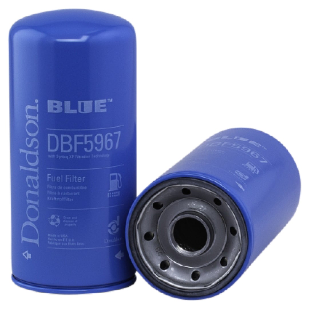 Donaldson Fuel Filter, Spin-On Secondary, Blue