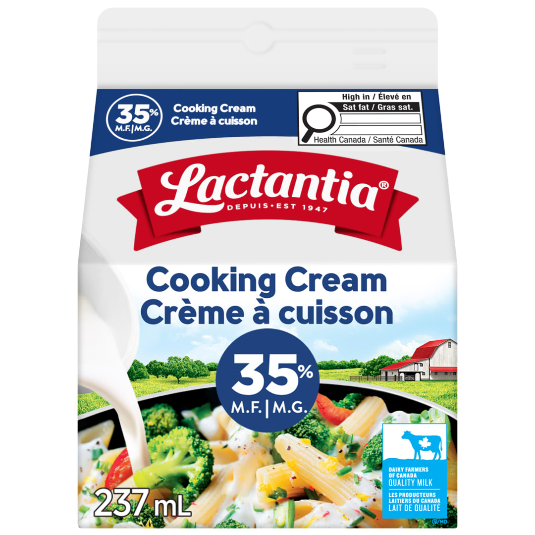 Lactantia Heavy Cooking Cream, 35%, 237mL