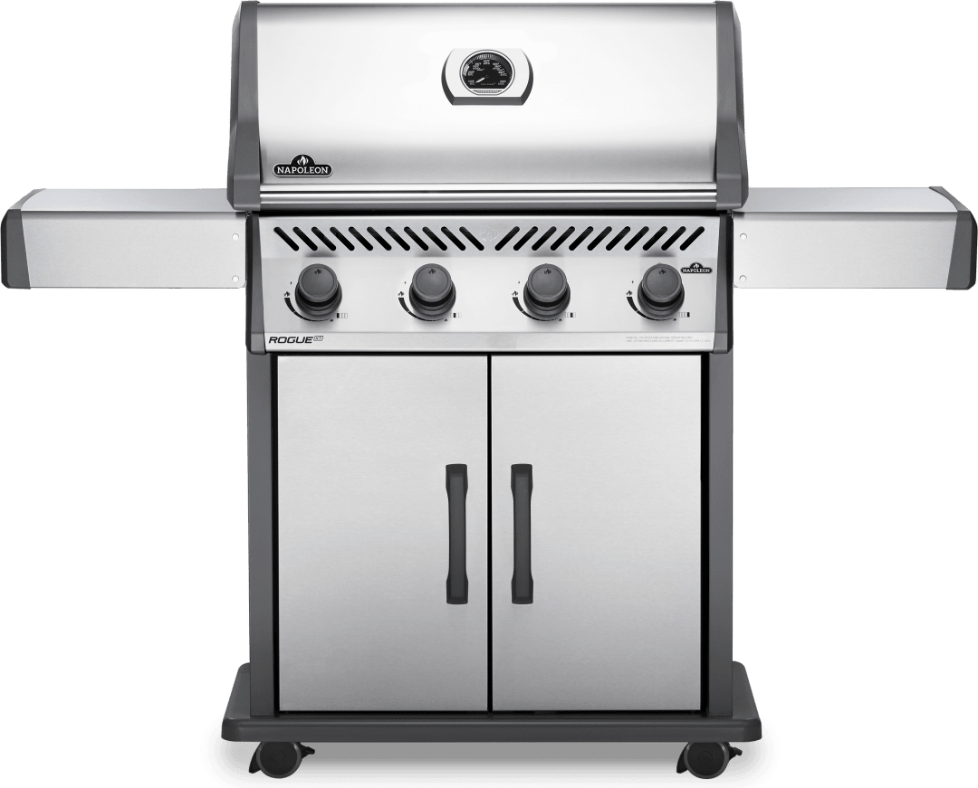 Rogue® XT 525 Natural Gas Grill with Bonus Smoker Box, Stainless Steel