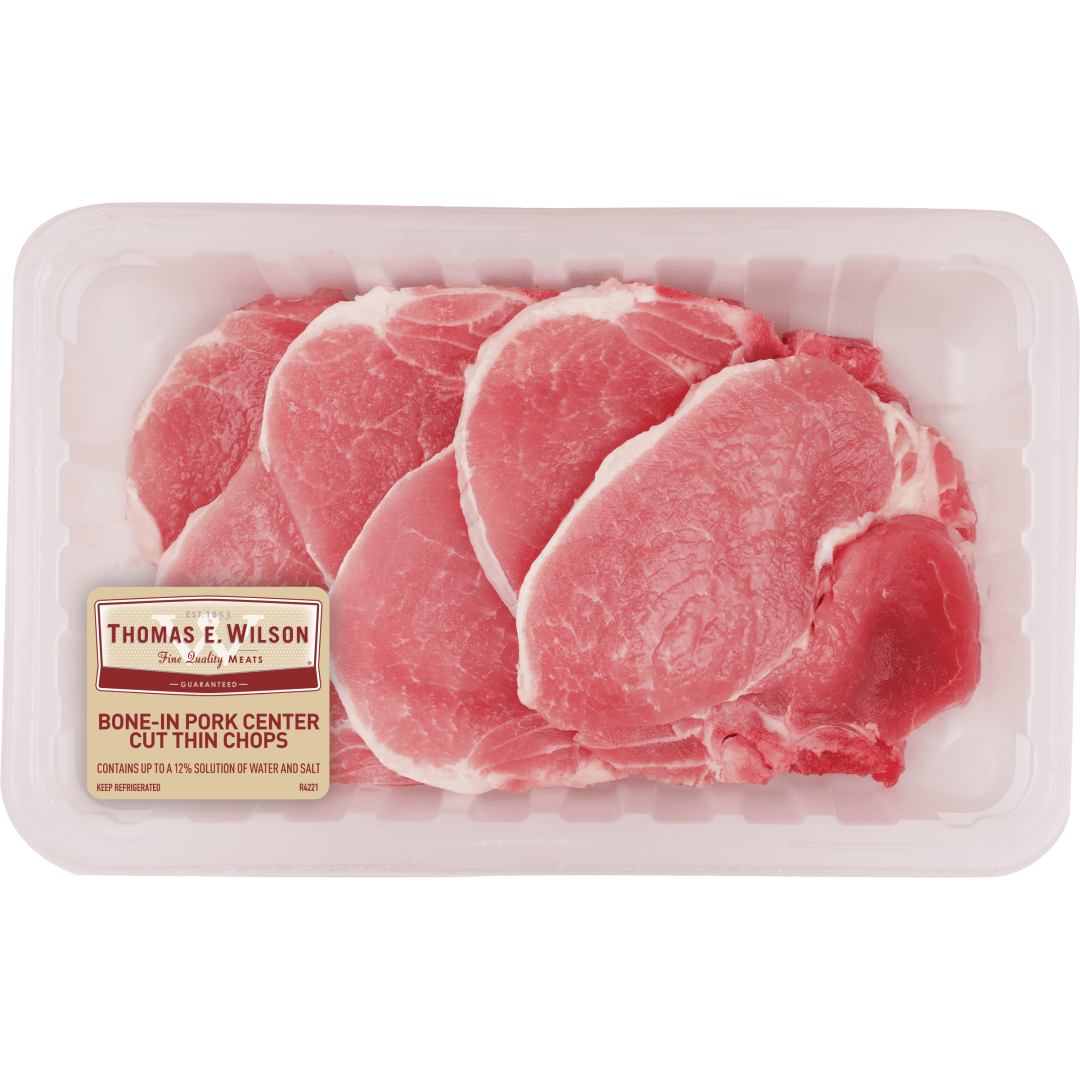 Thin Cut Boneless Pork Loin Center-Cut Chops