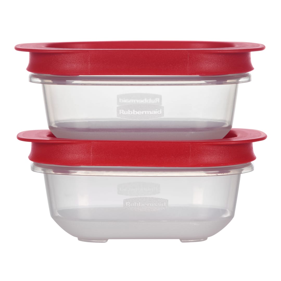 Contenants de conservation des aliments rectangulaires Stockagefacile de 0,77 tasse de Rubbermaid avec couvercles, paquet de 2