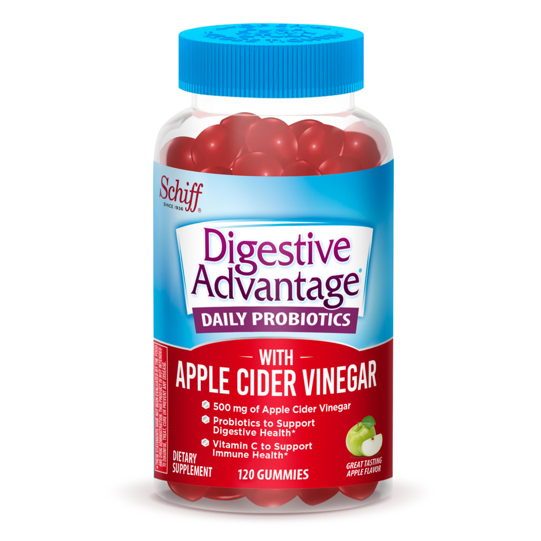 DIGESTIVE ADVANTAGE® Probiotic Advanced with Apple Cider Vinegar - Gummies 12/120 ct.