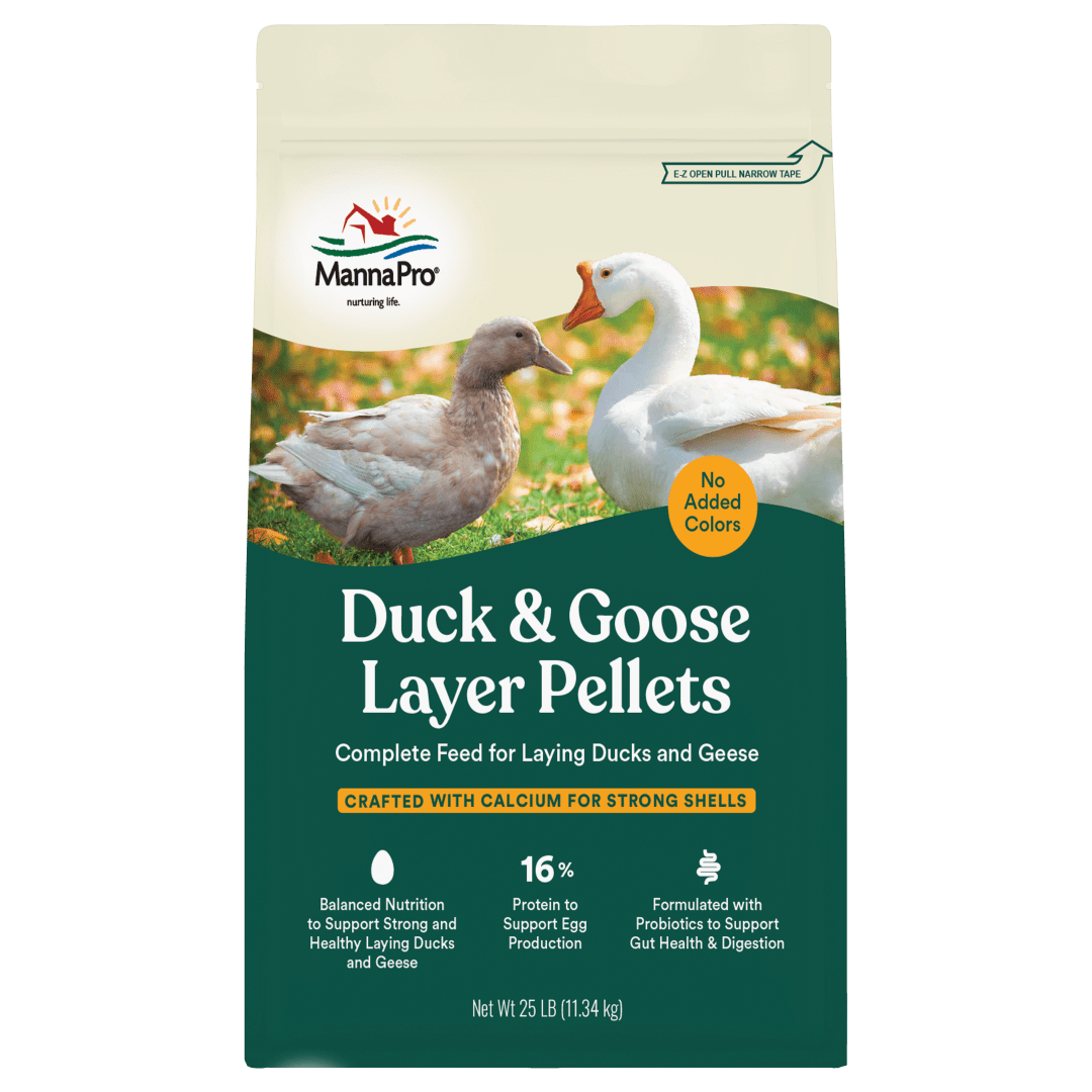 Manna Pro Duck Layer Pellet | High Protein for Increased Egg Production | Formulated with Probiotics to Support Healthy Digestion | 25 Pounds