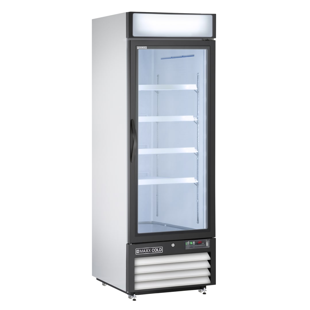 MXM1-23FHC - 27" Glass Door Merchandiser Freezer, Free Standing, 23 Cu. Ft.
