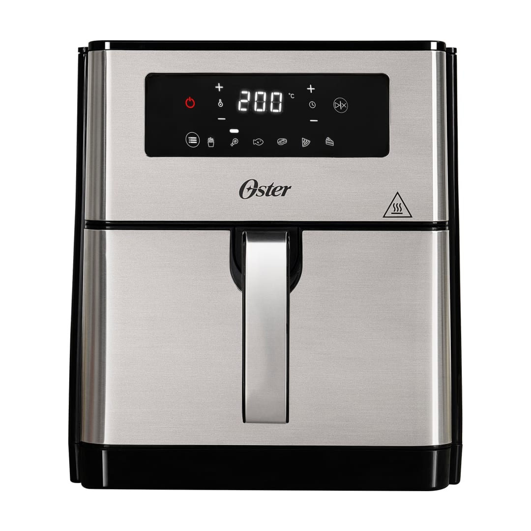 Oster® Freidora de Aire con Panel Digital, y Capacidad de 9 Litros, Plateado, CKSTAF90D