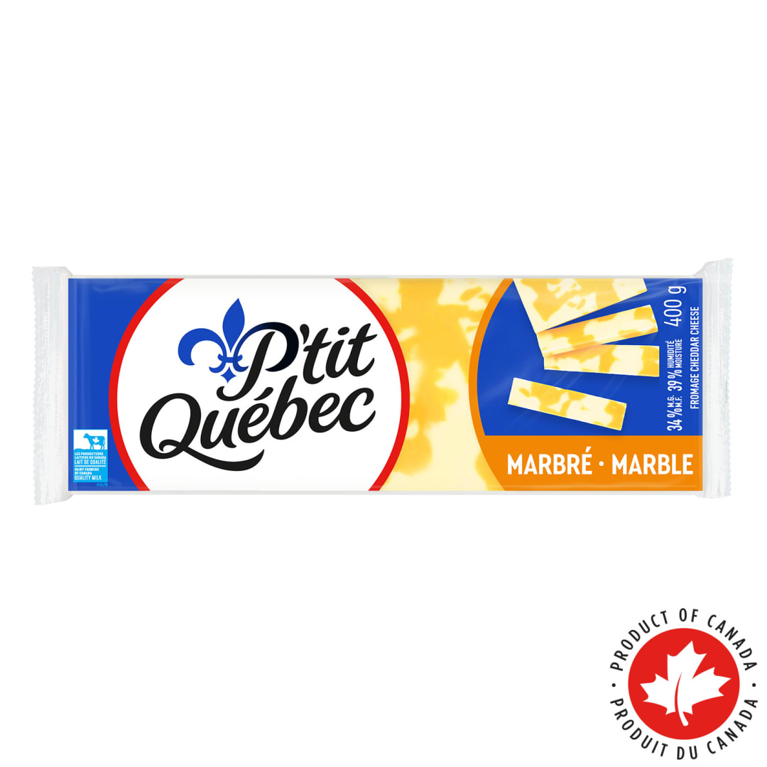 P'tit Québec Marble Cheddar Cheese