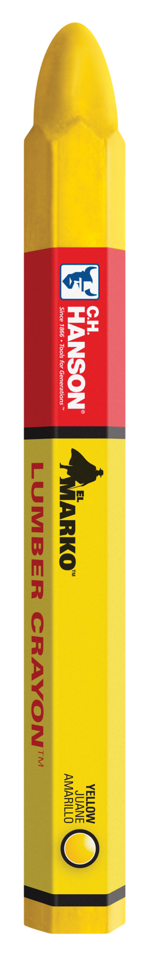 El Marko® Lumber Crayon-Standard Yellow