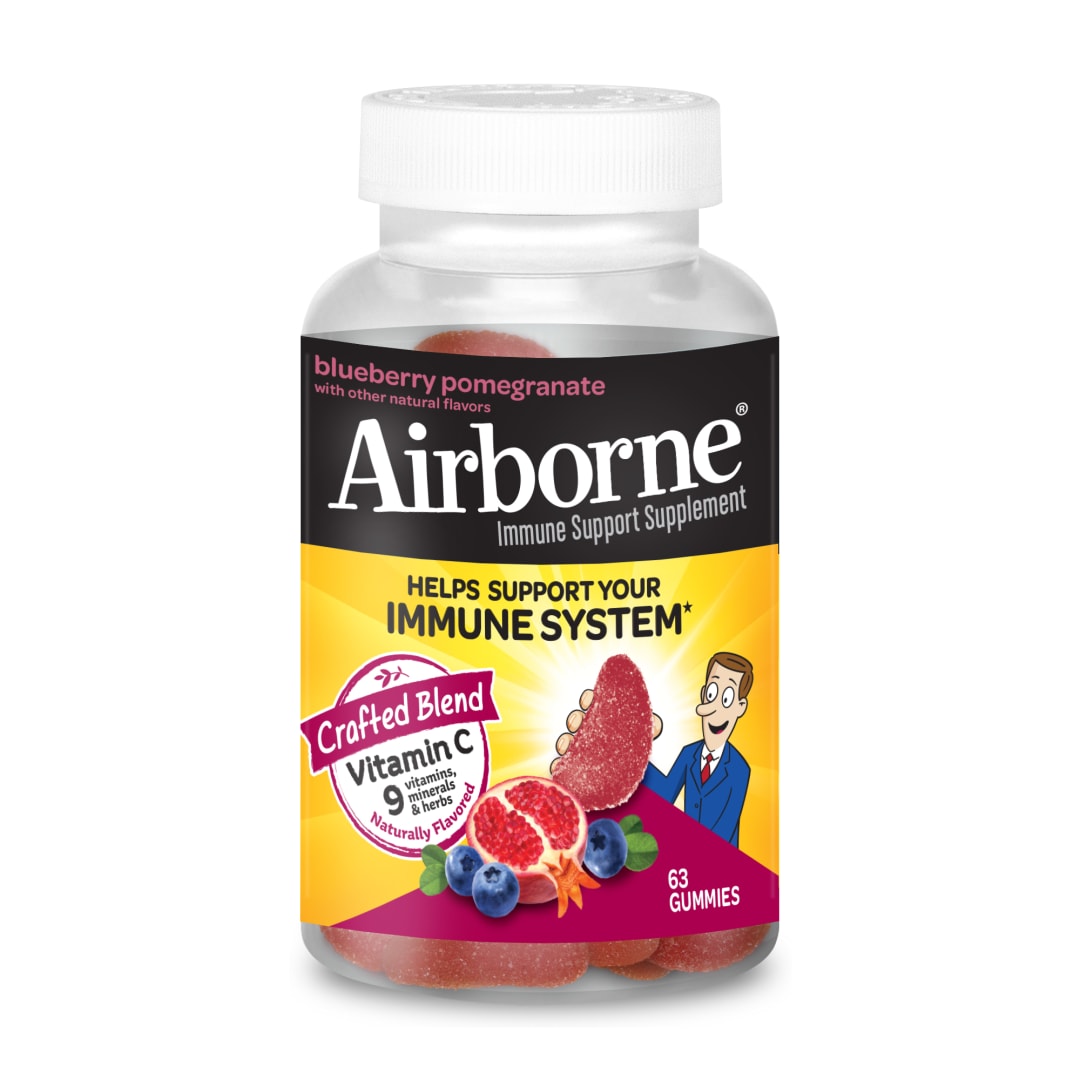 AIRBORNE® Gummies - Blueberry Pomegranate 12/63 ct.