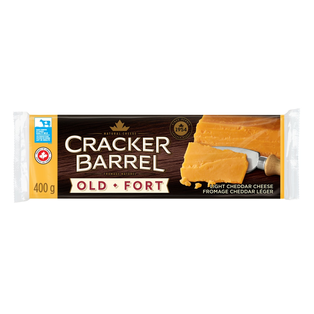 Cracker Barrel Old Light Cheddar Cheese, 400g