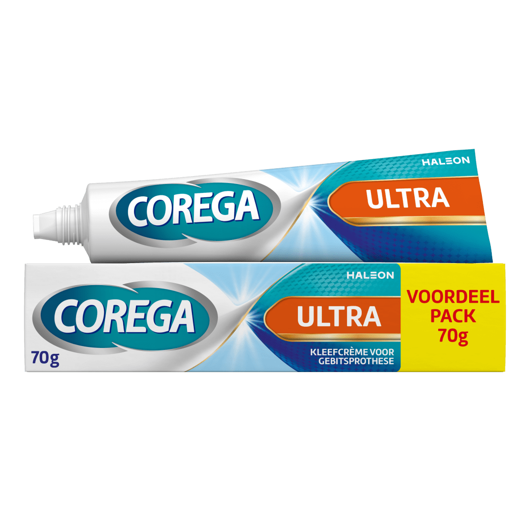 Corega Ultra Kleefcrème voor de gebitsprothese 70g