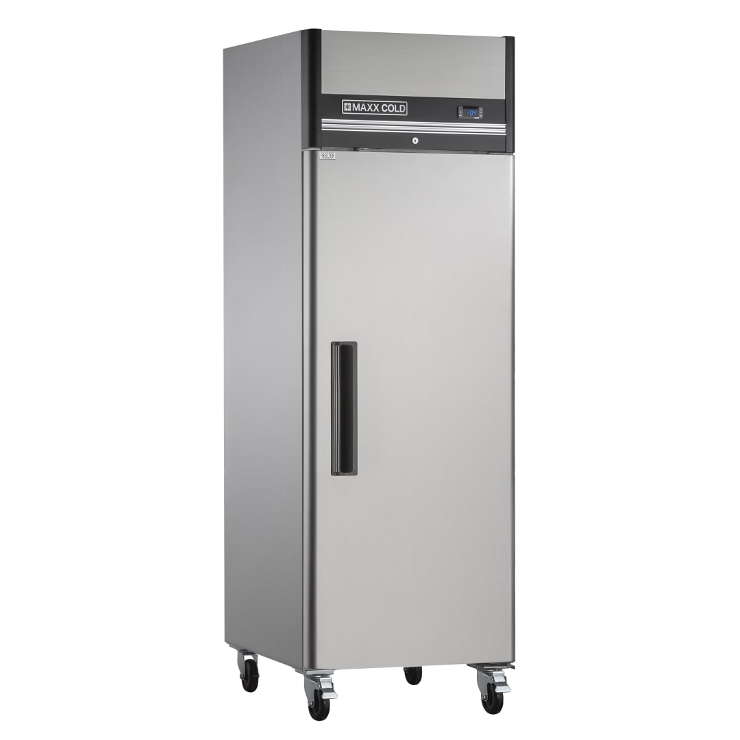 MXCF-19FDHC - 25.2” Single Door Reach-in Freezer, Top Mount, Stainless Steel