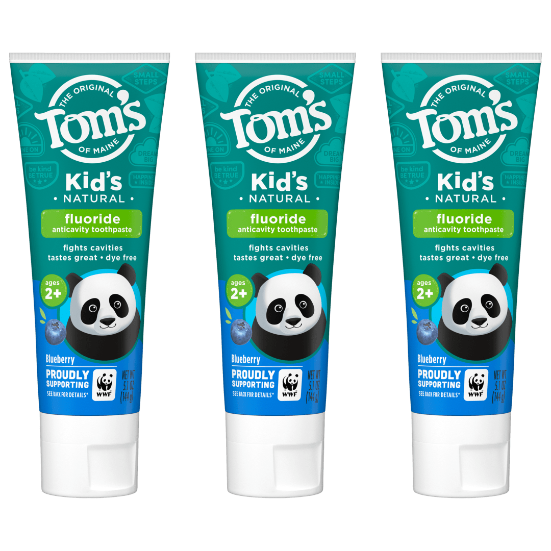Tom's of Maine Kids Silly Strawberry Anticavity Natural Toothpaste, 4.2oz