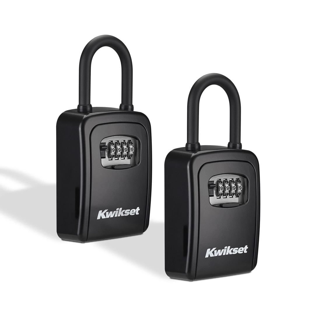 Kwikset Portable Key Storage Lock Box, Combination, 3-1/2 in, 2 Pack