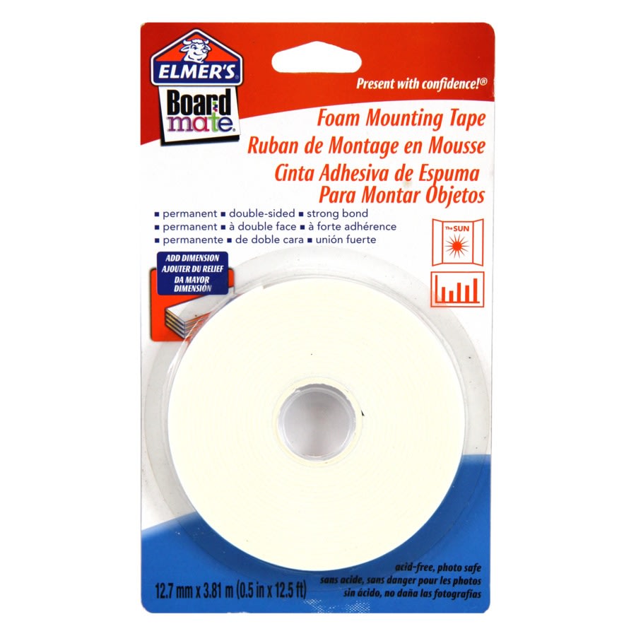BOARDMATE TRI FOAM MOUNTING TAPE 18PK/92