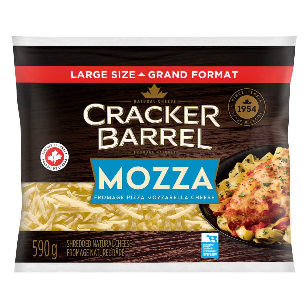 Cracker Barrel Mozzarella Shredded Cheese, 590g