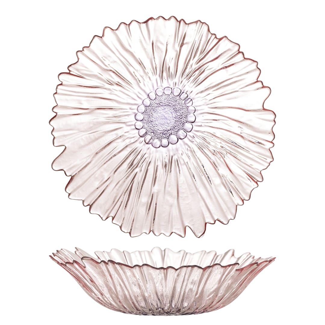 82068720 - Mariko Bowl, Rose, Glass STOCK: 300