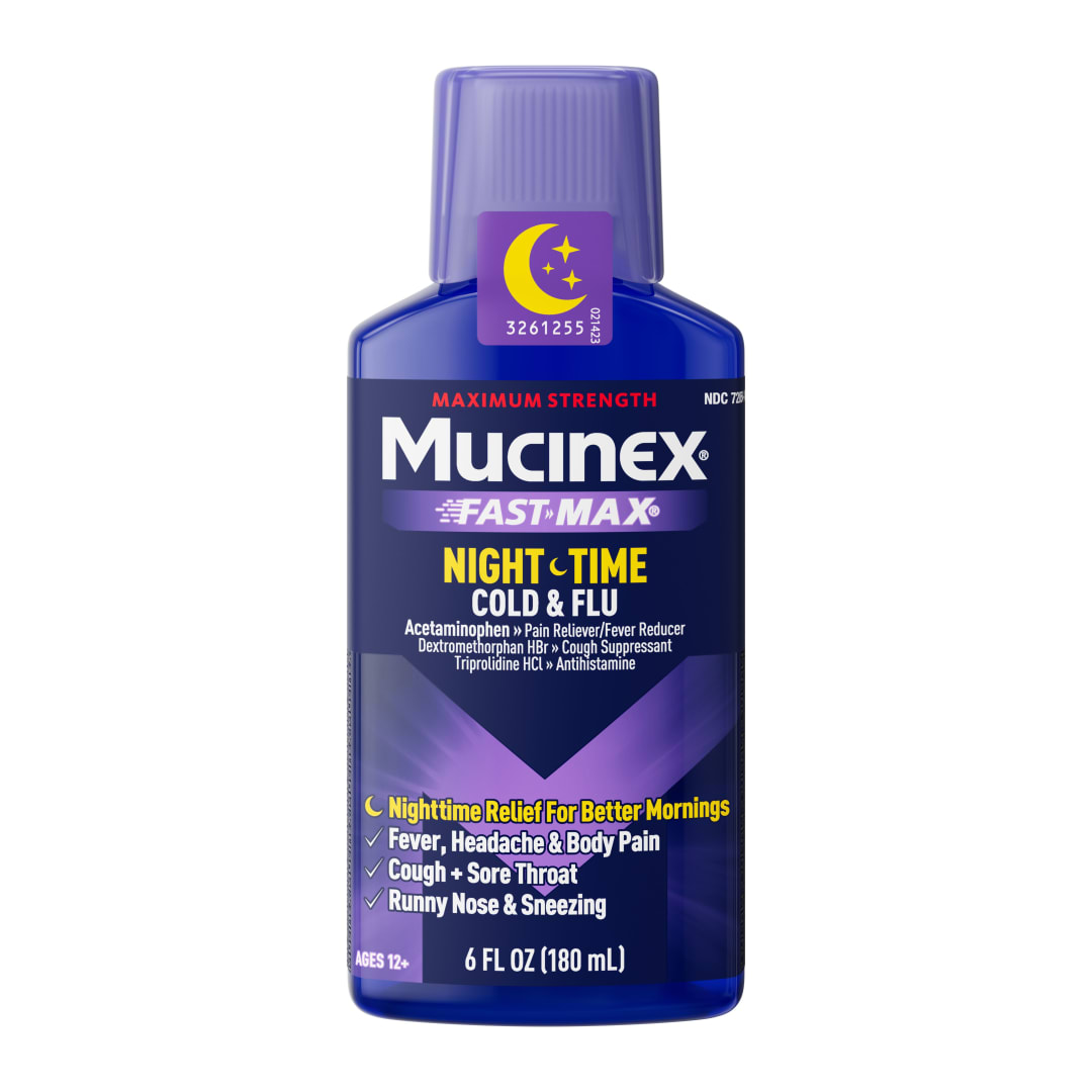 MUCINEX® Nightshift® Cold & Flu 6/6 oz.