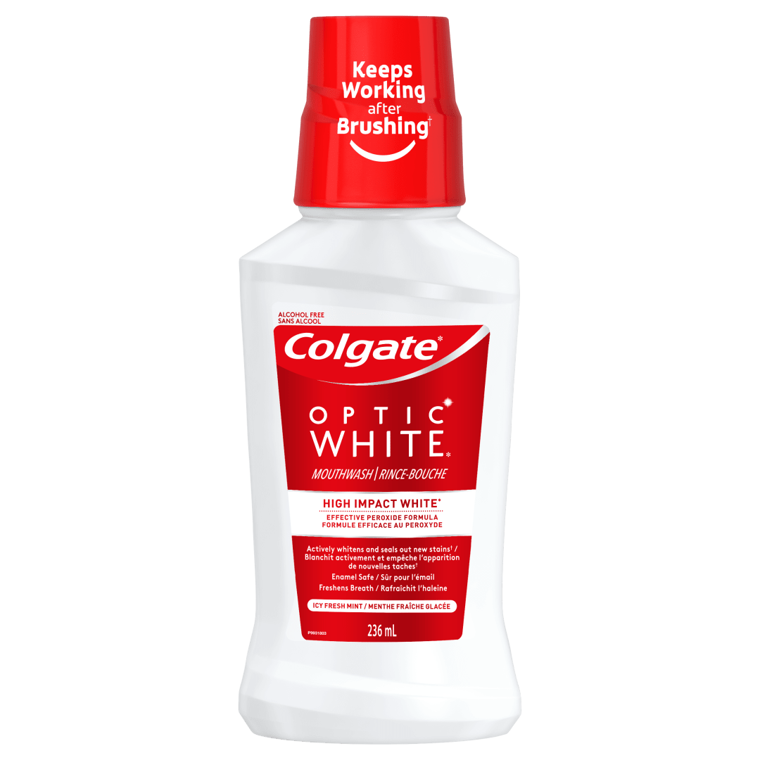 Colgate Optic White Mouthwash - 236 mL, 8 fl.oz.