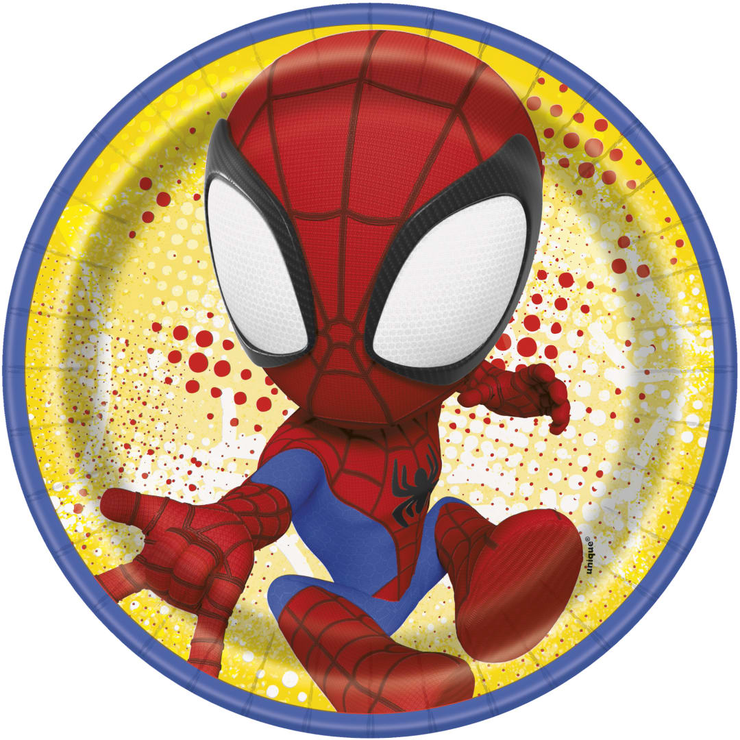 Spidey and His Amazing Friends Round 7" Dessert Plates, 8ct