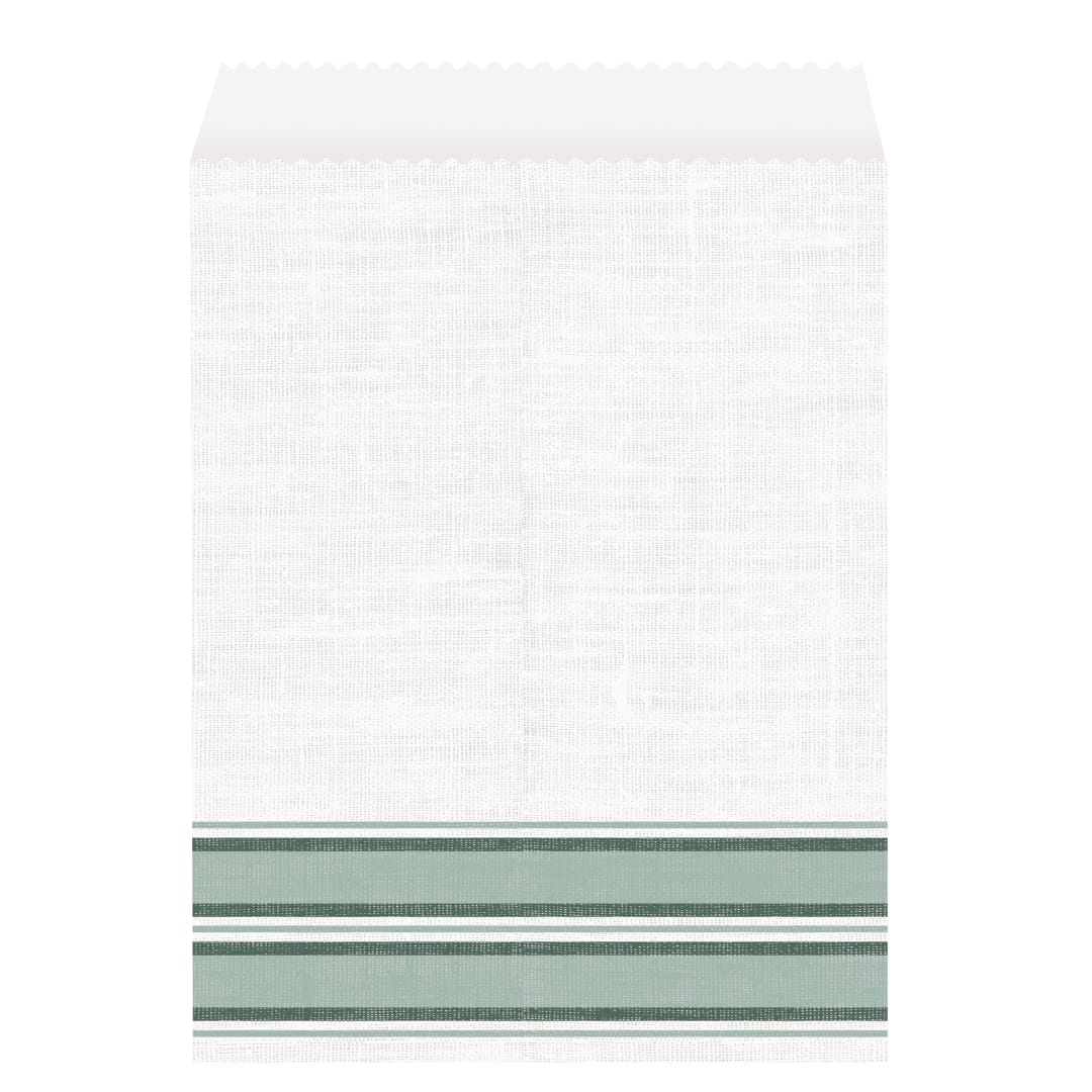 Botanical Stripe Paper Treat Bags, 8ct