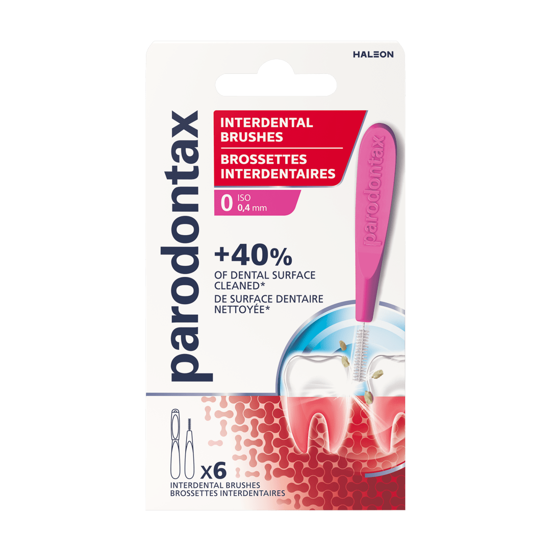 parodontax Brossettes interdentaires 0,4mm iso 0 capuchon x6