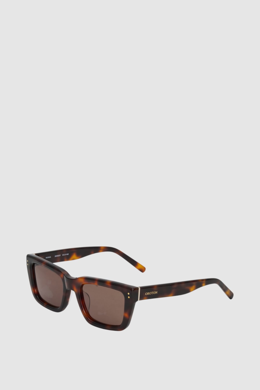 Hanna Brown Mono Sunglasses