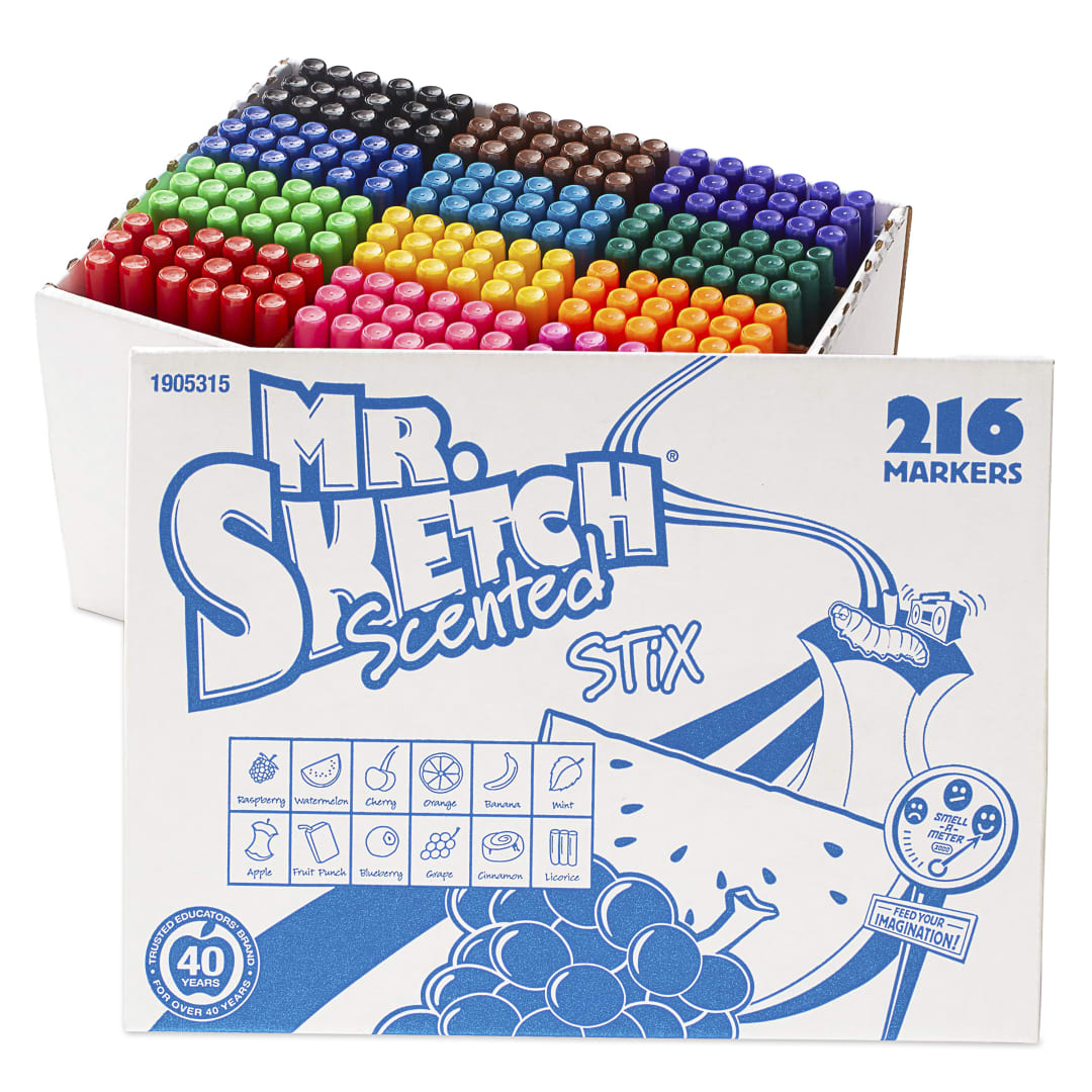 MR. SKETCH SCENTED STIX 216 CT